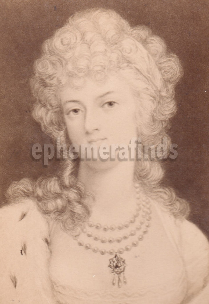 Marie Antoinette Queen of France Revolution Antique Cabinet Photo
