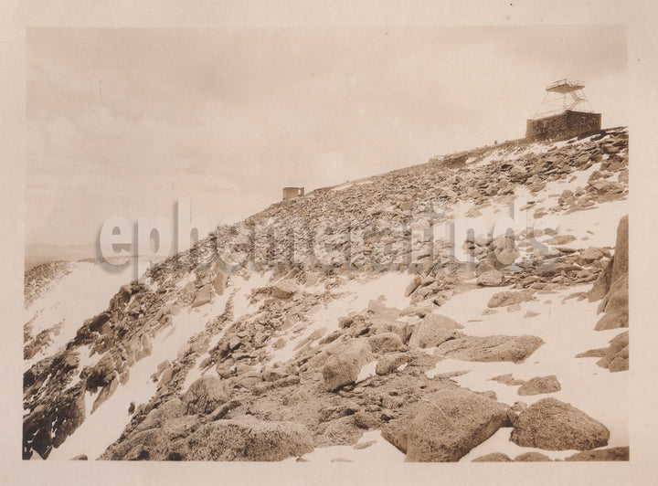 Pike's Peak Manitou Colorado COG Road Railway Antique Veterans Group Photo