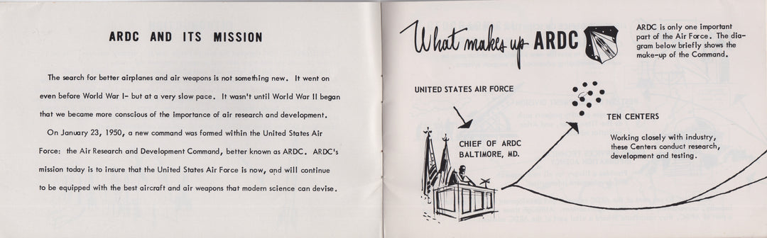 Air Research and Development Command (ARDC) Military Aviation Booklet 1957