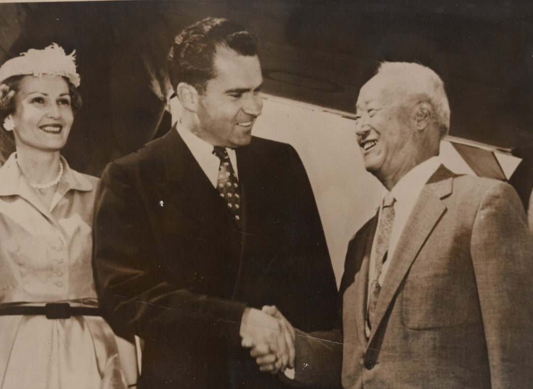 Richard Nixon VP President Rhee Korea Original Political Press Photo 1953