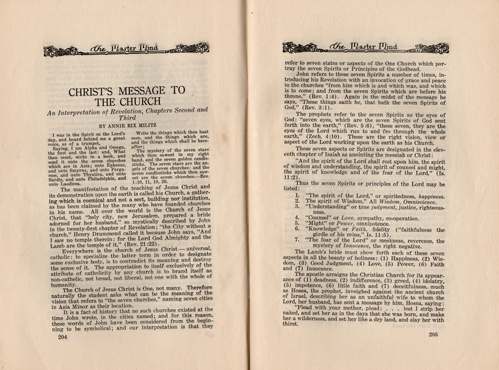 Annie Rix Militz New Thought Metaphysical Master Mind Magazine Sept 1919