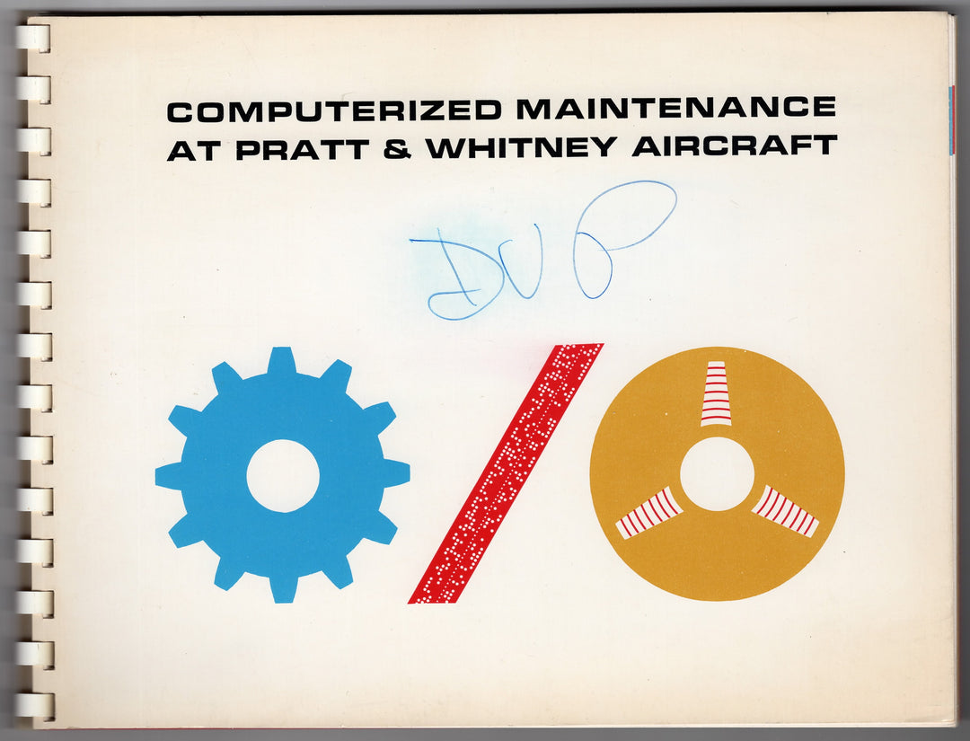 Pratt & Whitney JT3D Turbo Jet Engine Graphic Computer Manuel 1965