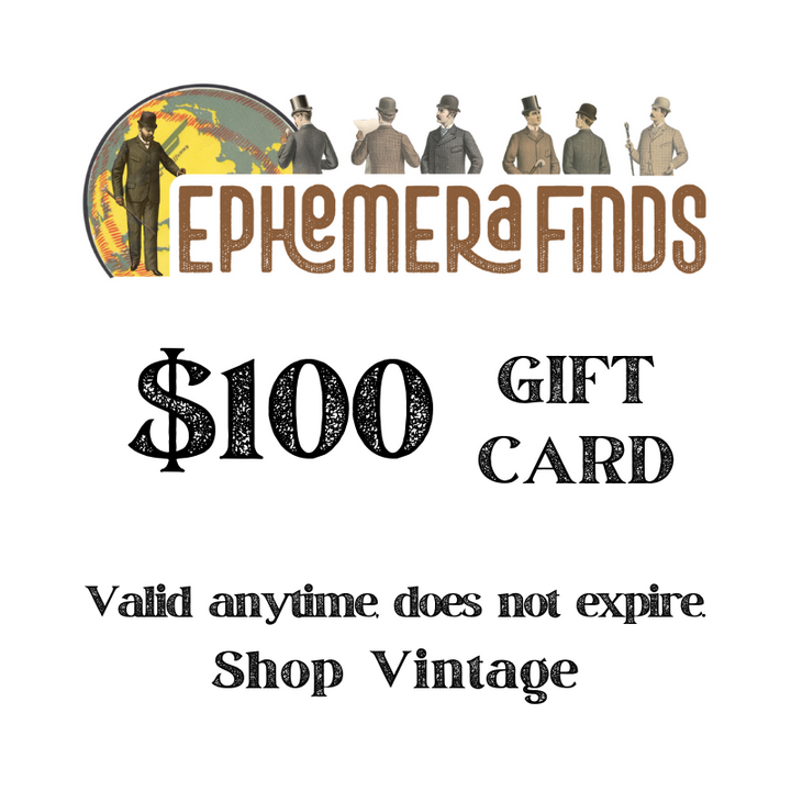 EphemeraFinds.com Gift Card