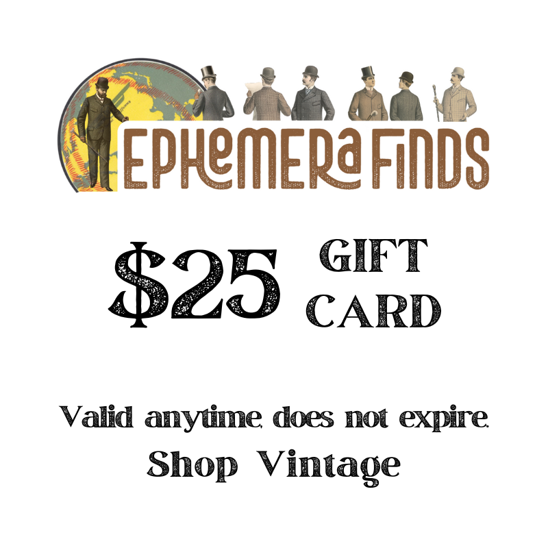 EphemeraFinds.com Gift Card