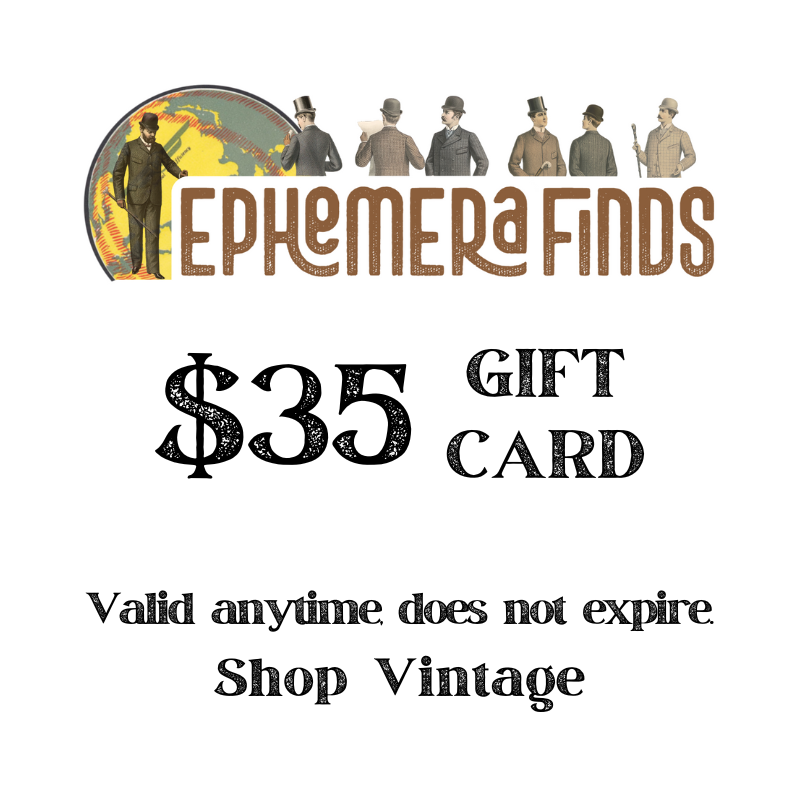 EphemeraFinds.com Gift Card