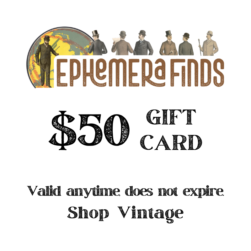 EphemeraFinds.com Gift Card