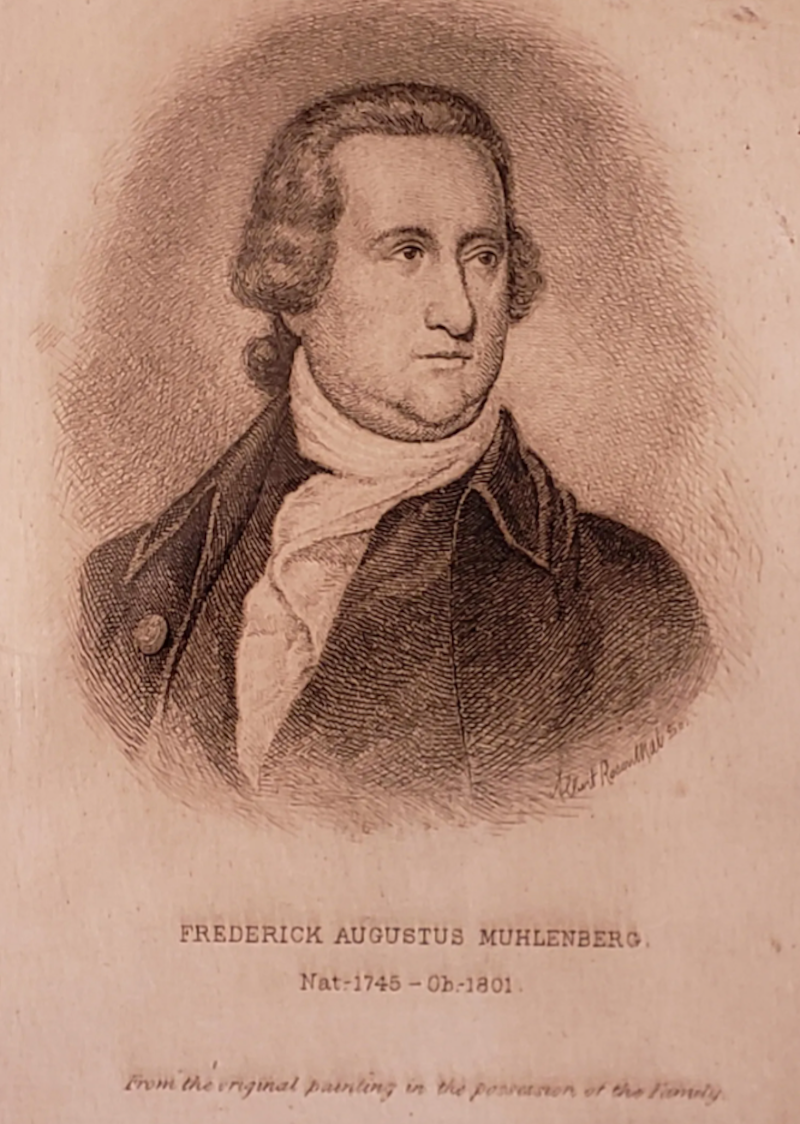 Frederick Muhlenberg Pennsylvania Minister Politician Original Autograph Signature
