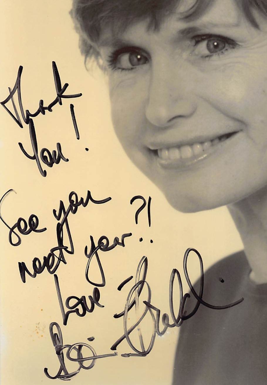 Bonnie Franklin One Day at a Time TV Actress Autograph Signed Twice Vintage 8x10 Photo