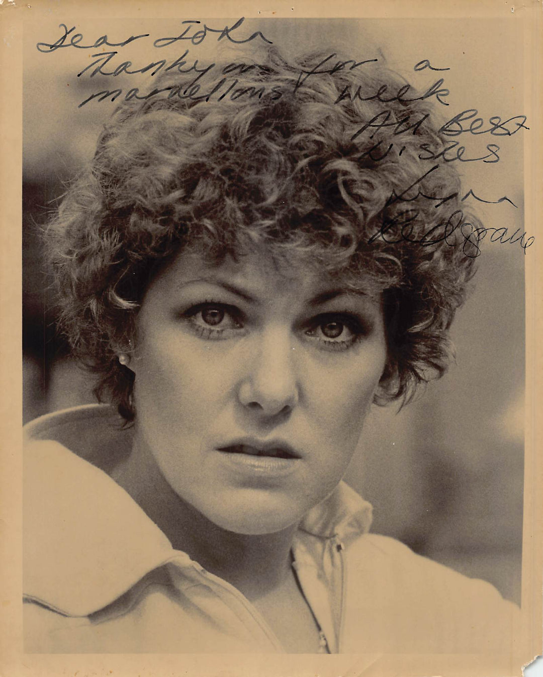 Lynn Redgrave Georgy Girl Oscar Nominated Actress Autograph Signed Vintage 8x10 Photo