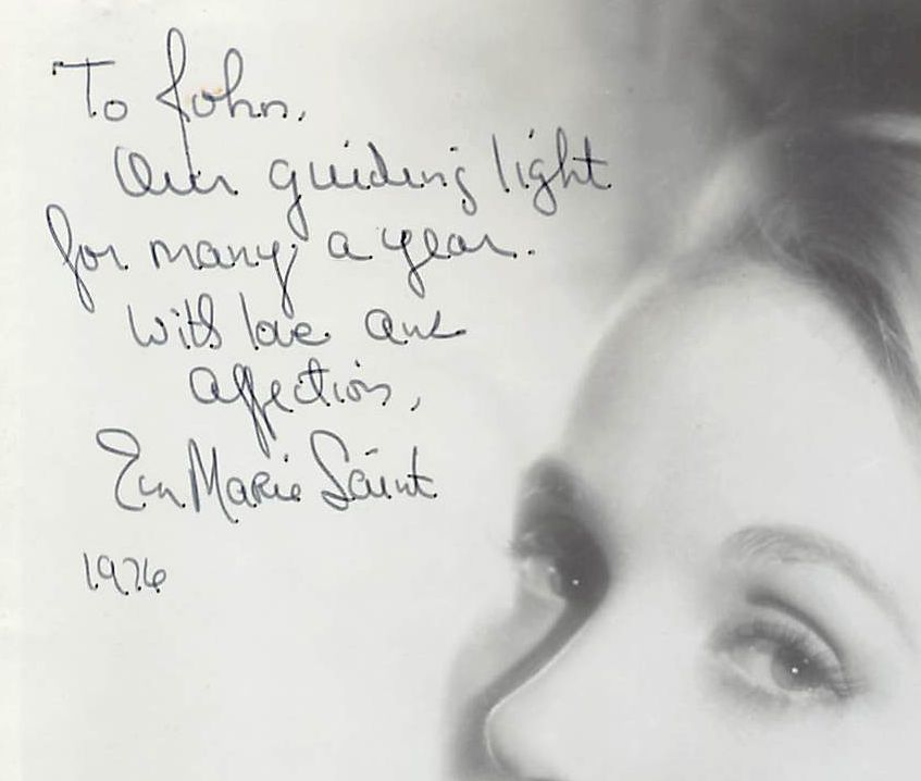 Eva Marie Saint On the Waterfront North by Northwest Actress Autograph Signed Photo 1976