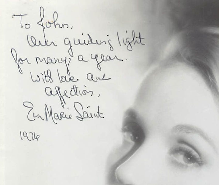 Eva Marie Saint On the Waterfront North by Northwest Actress Autograph Signed Photo 1976