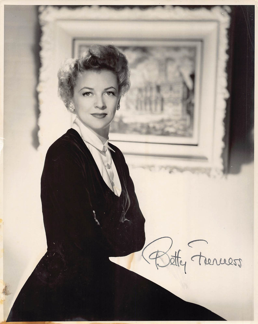 Betty Furness Westinghouse TV Spokeswoman Actress Autograph Signed Vintage 8x10 Photo