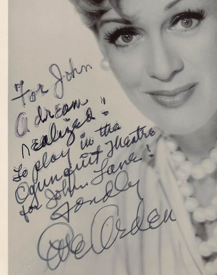Eve Arden Our Miss Brooks Grease Actress Autograph Signed Vintage 8x10 Photo