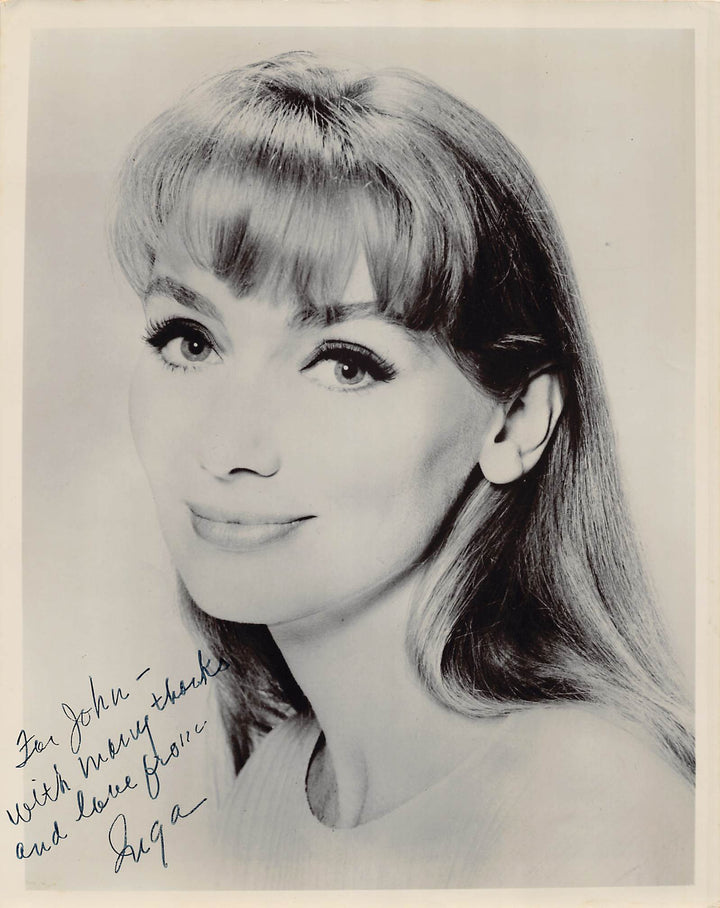 Inga Swenson Benson Gretchen Kraus TV Actress Autograph Signed Vintage 8x10 Photo