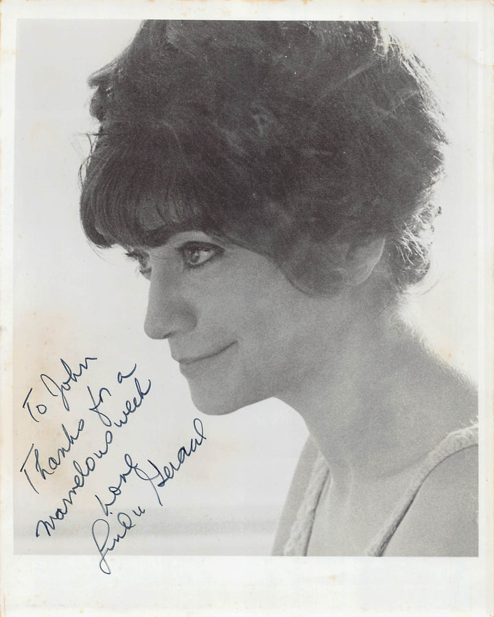 Linda Gerard Stage Actress and Singer Autograph Signed Vintage 8x10 Photo