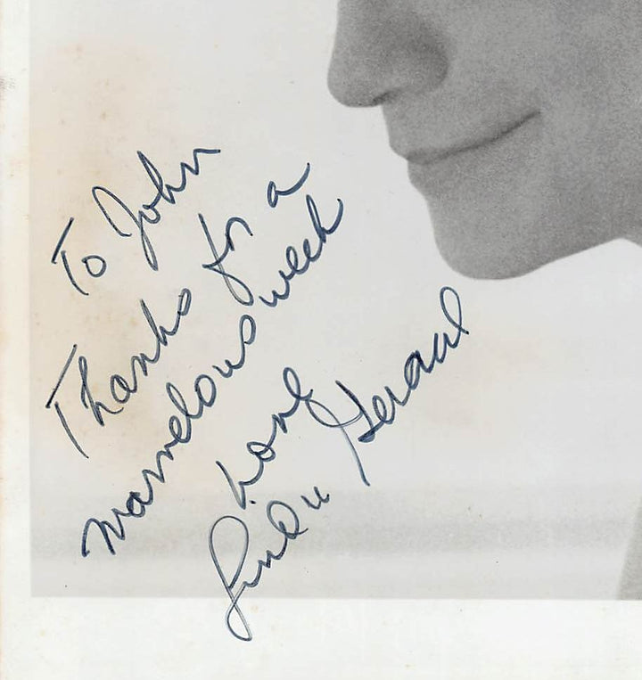 Linda Gerard Stage Actress and Singer Autograph Signed Vintage 8x10 Photo