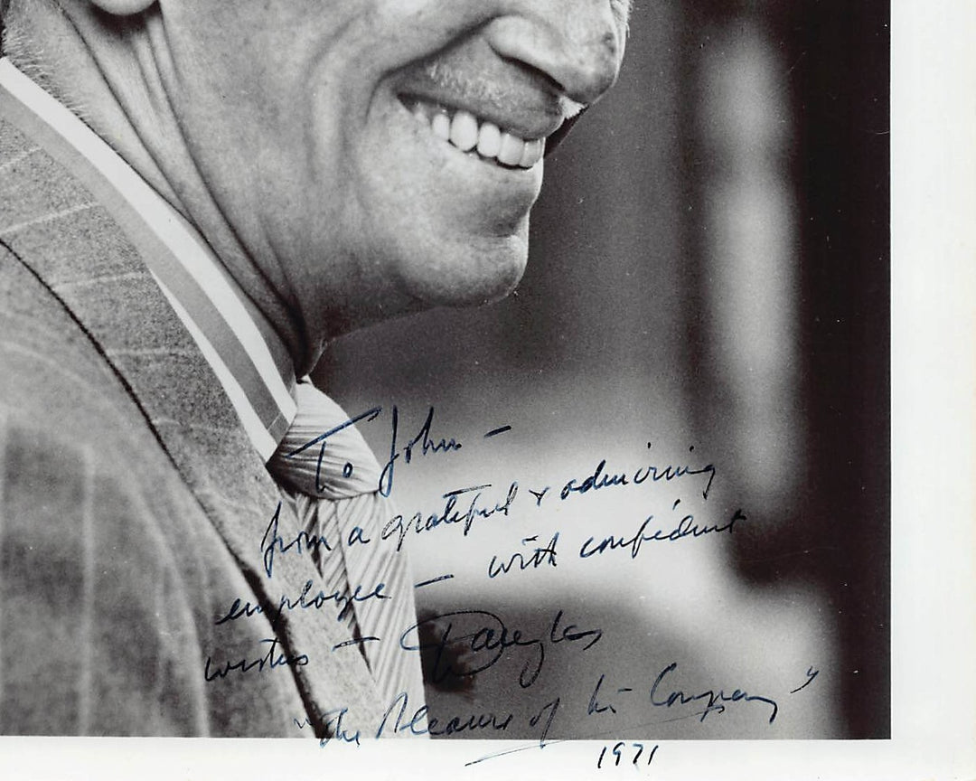 Douglas Fairbanks Jr Gunga Din Film Actor Autograph Signed Vintage 8x10 Photo 1971
