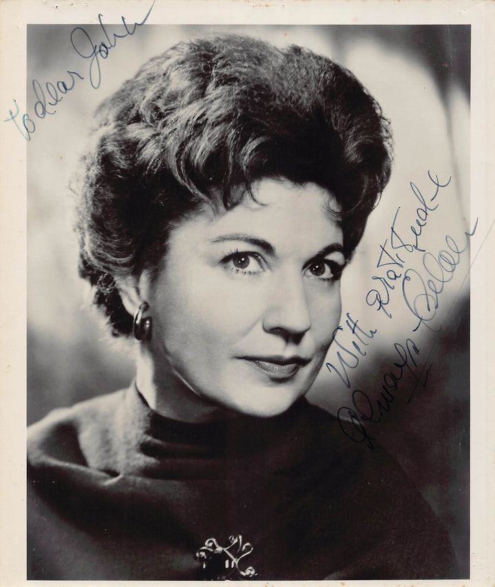 Eileen Herlie Hamlet Movie Actress Autograph Signed Promo Photo