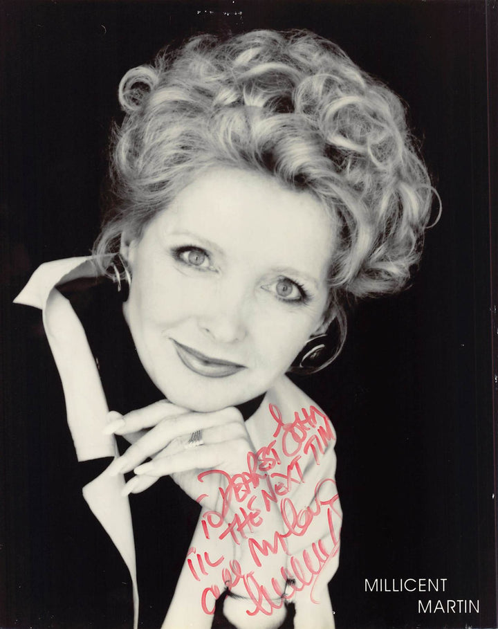 Millicent Martin Frasier British Actress and Singer Autograph Signed 8x10 Photo 1993