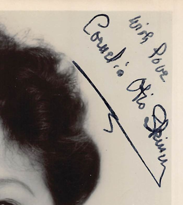 Cornelia Otis Skinner Actress and Author Autograph Signed Vintage 8x10 Photo