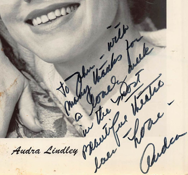 Audra Lindley Three's Company Mrs Roper TV Actress Autograph Signed Vintage 8x10 Photo