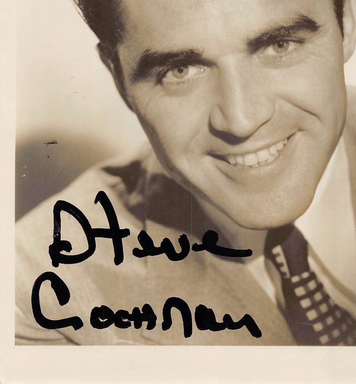 Steve Cochran White Heat Film Noir Actor Autograph Signed Twice Vintage 8x10 Photo