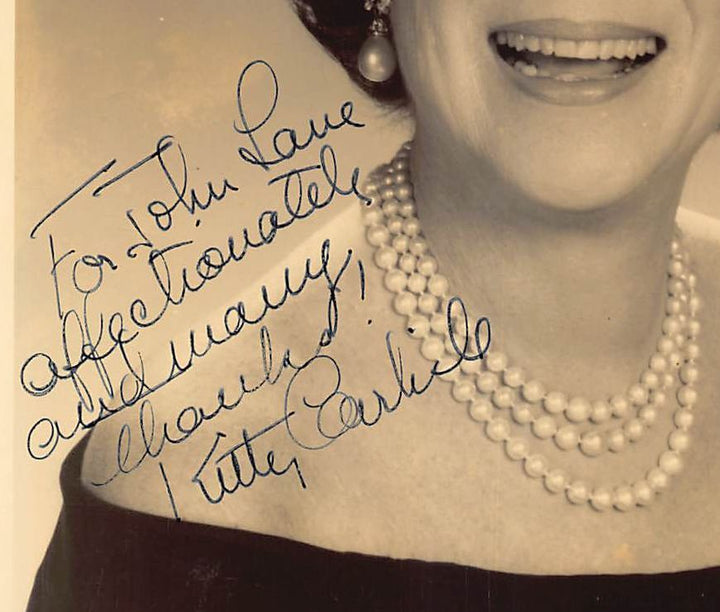 Kitty Carlisle To Tell the Truth Night at the Opera Actress Autograph Signed 8x10 Photo
