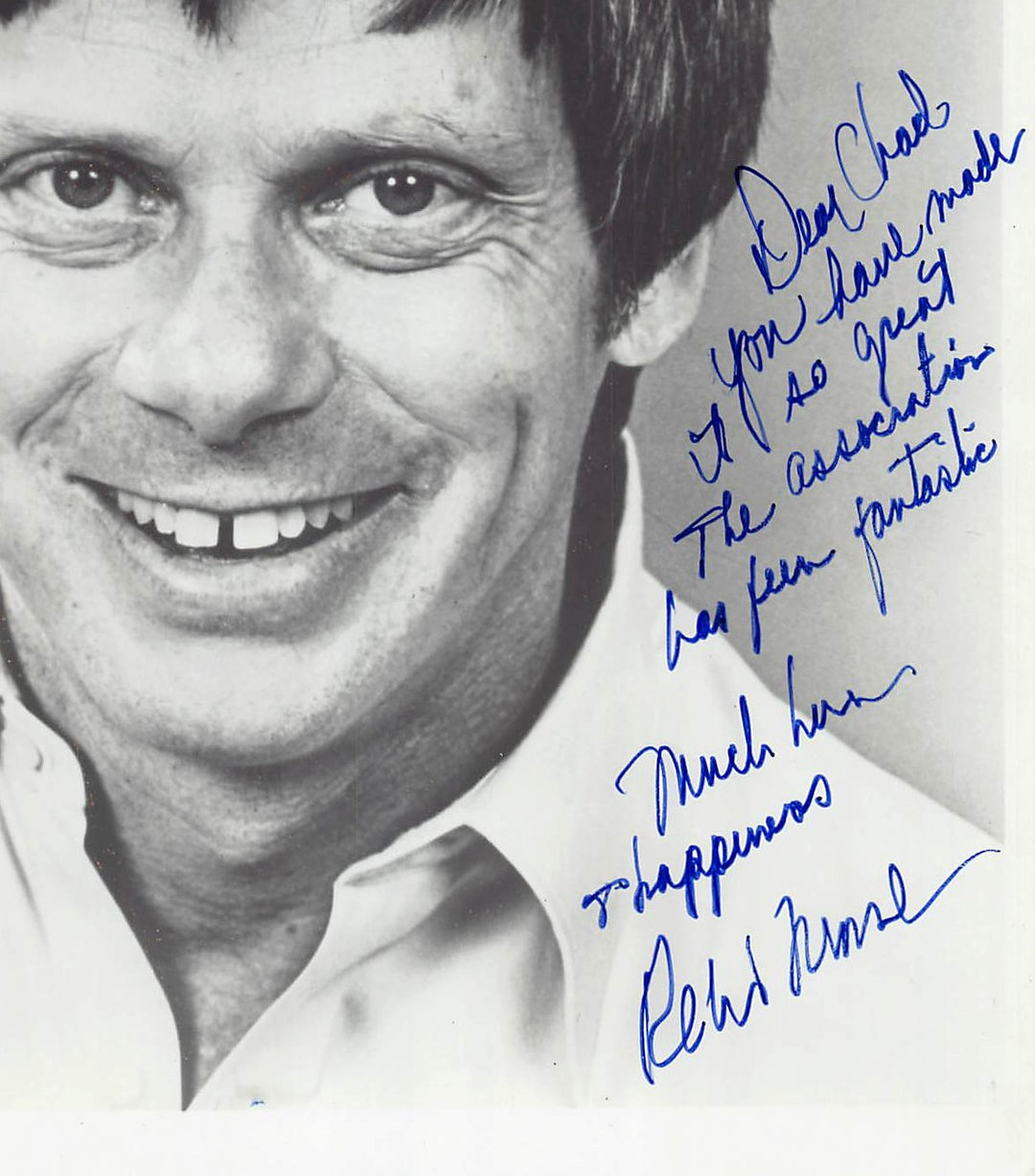 Robert Morse Mad Men Broadway TV Actor Autograph Signed Vintage 8x10 Photo with Sketch