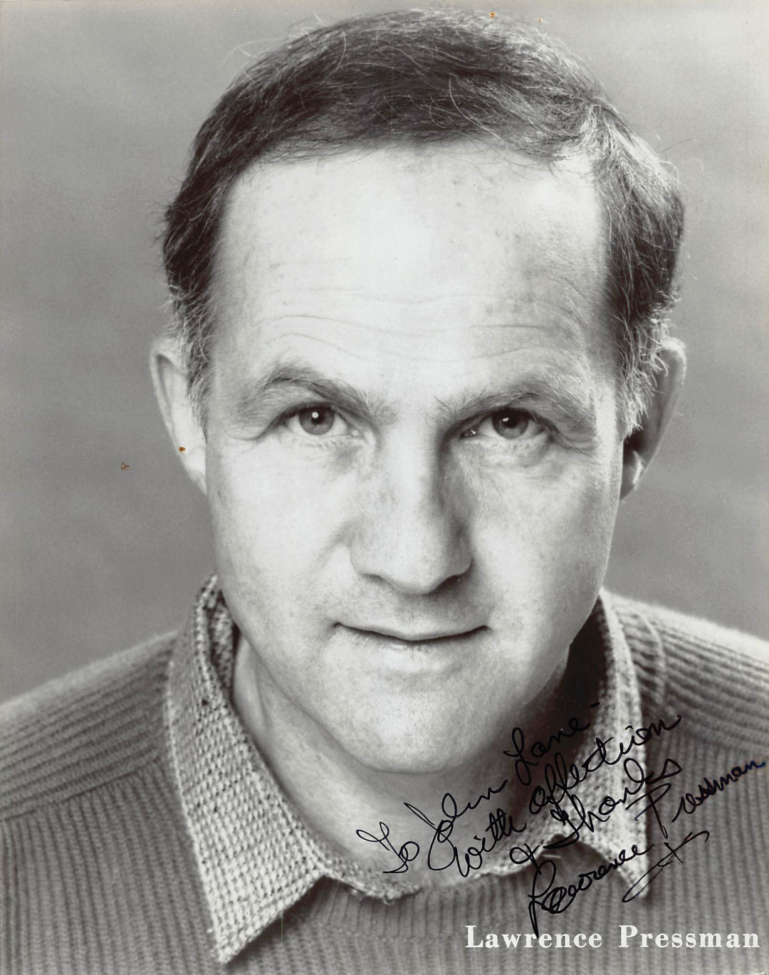 Lawrence Pressman Doogie Howser MD TV Actor Autograph Signed Vintage 8x10 Photo