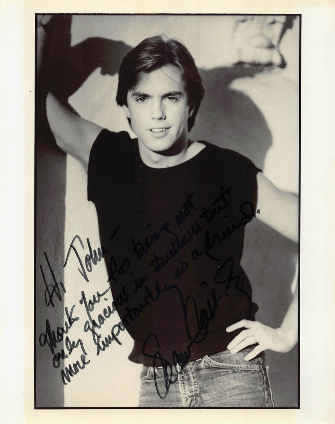 Shaun Cassidy Hardy Boys TV Actor and Pop Singer Autograph Signed Vintage 8x10 Photo