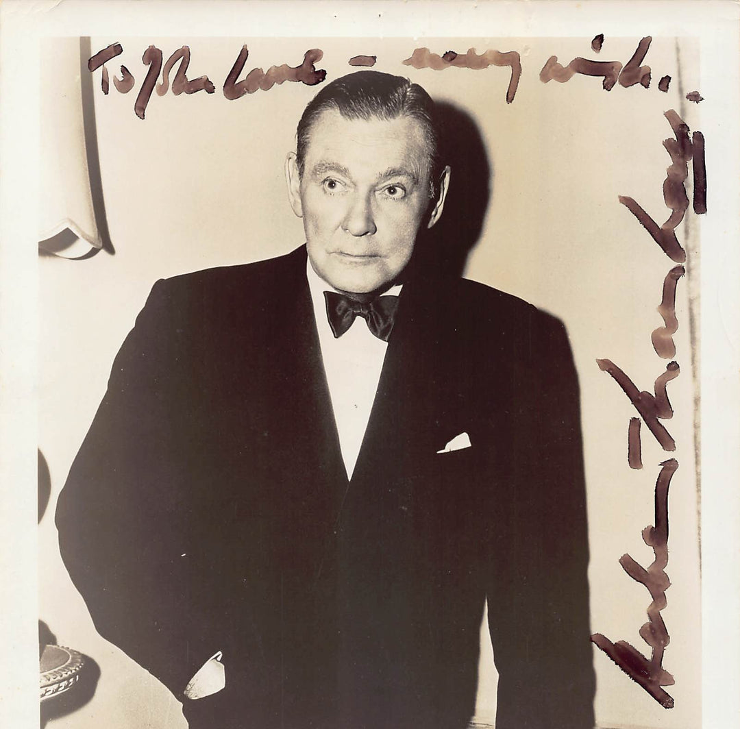 Herbert Marshall The Letter Hollywood Actor Autograph Signed Vintage 8x10 Movie Photo