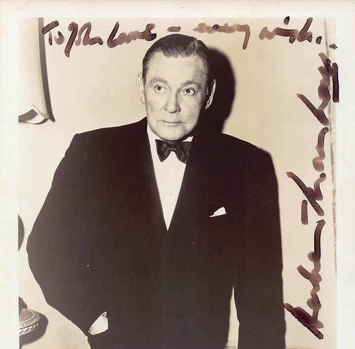 Herbert Marshall The Letter Hollywood Actor Autograph Signed Vintage 8x10 Movie Photo