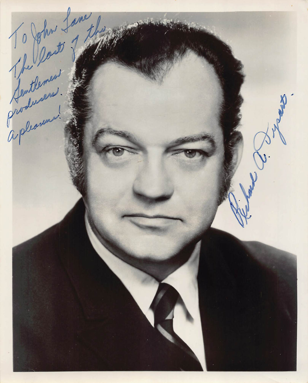 Richard Dysart LA Law Emmy Winning TV Actor Autograph Signed Vintage 8x10 Photo