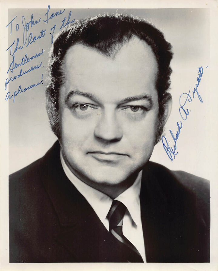 Richard Dysart LA Law Emmy Winning TV Actor Autograph Signed Vintage 8x10 Photo