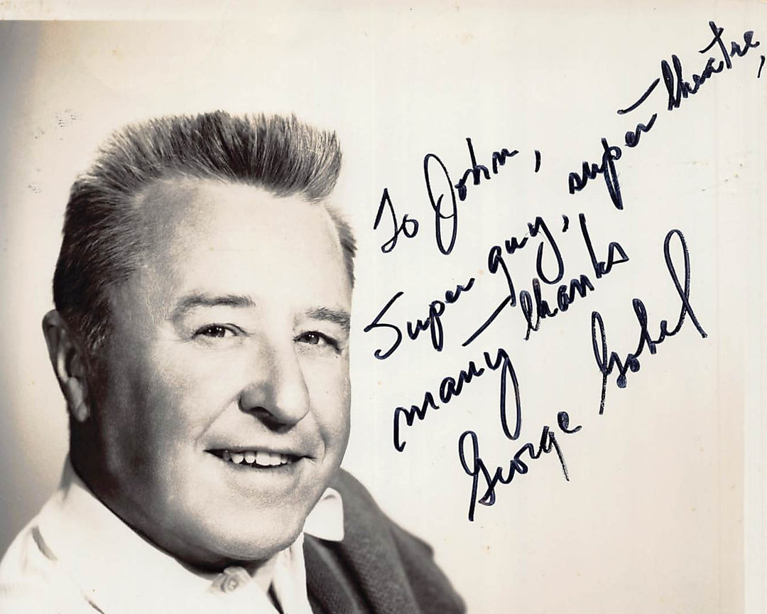 George Gobel TV Show Comedian Autograph Signed Vintage 8x10 Photo