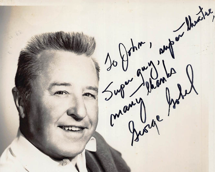 George Gobel TV Show Comedian Autograph Signed Vintage 8x10 Photo