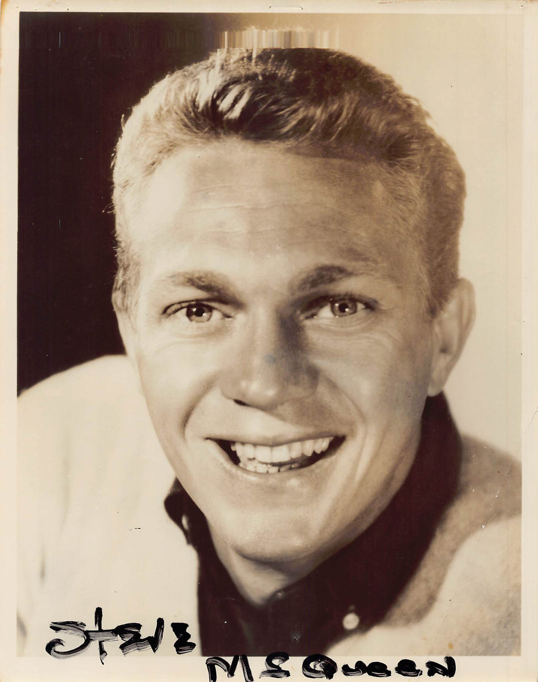 Steve McQueen Great Escape Bullitt Film Actor Autograph Signed Vintage 8x10 Movie Photo