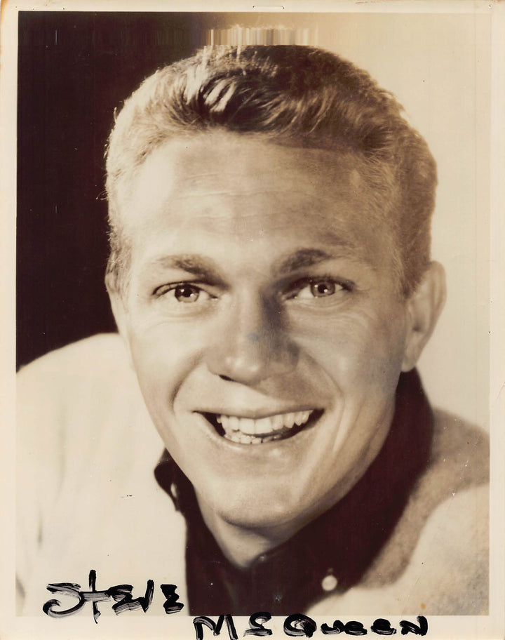 Steve McQueen Great Escape Bullitt Film Actor Autograph Signed Vintage 8x10 Movie Photo