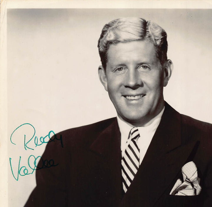 Rudy Vallee Big Band Singer and Film Actor Autograph Signed Vintage 8x10 Movie Photo