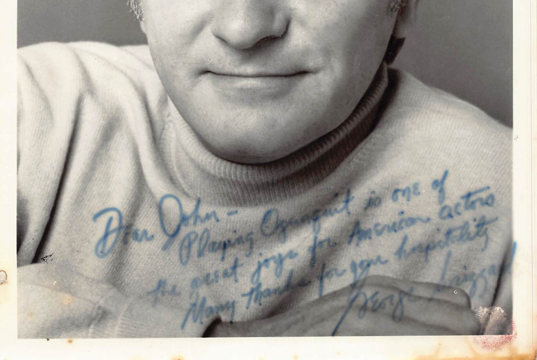 George Grizzard Advise and Consent Film Actor Autograph Signed Vintage 8x10 Photo