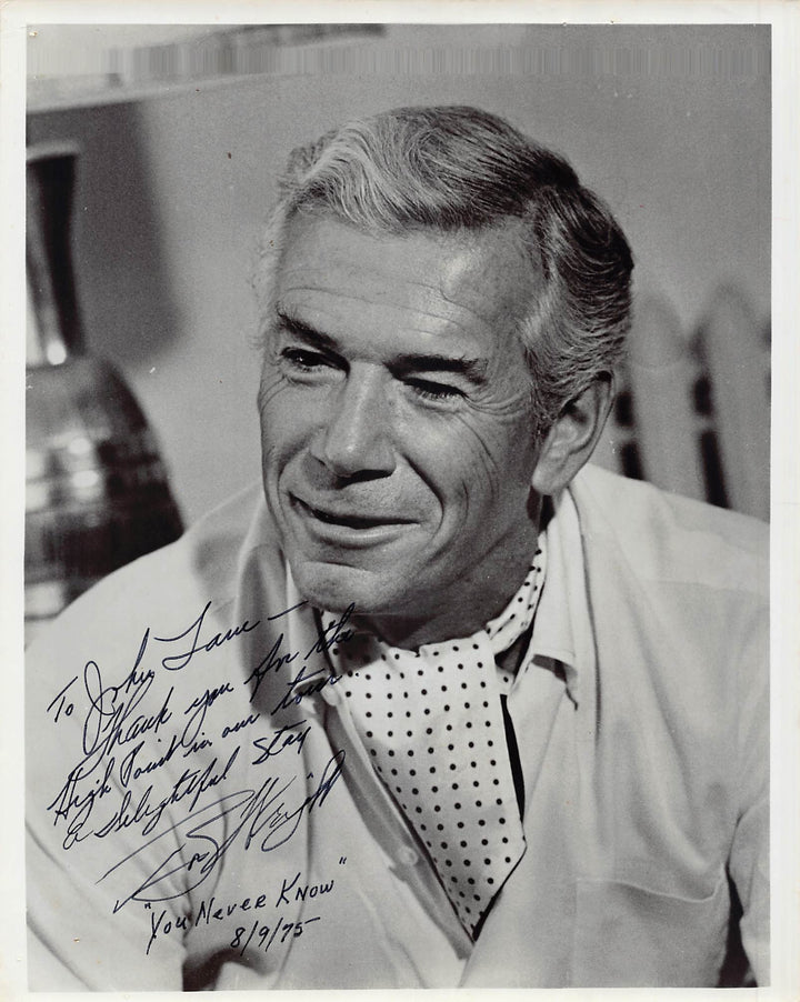 Bob Wright Cole Porter You Never Know Musical Actor Autograph Signed 8x10 Photo 1975