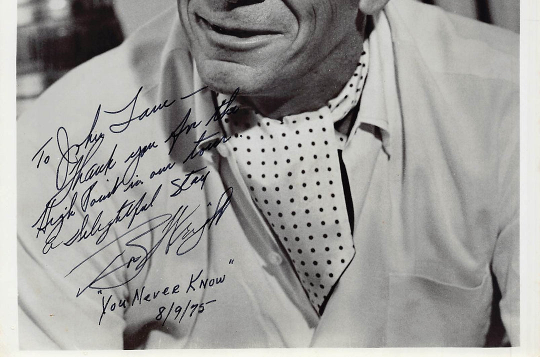 Bob Wright Cole Porter You Never Know Musical Actor Autograph Signed 8x10 Photo 1975