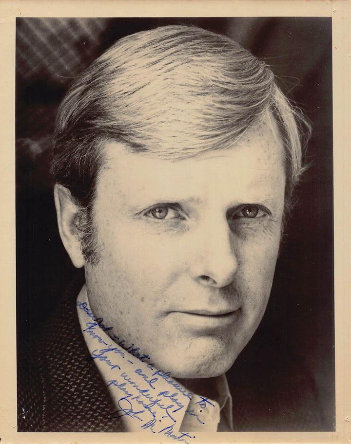 John McMartin Sweet Charity Broadway and Film Actor Autograph Signed Vintage 8x10 Photo