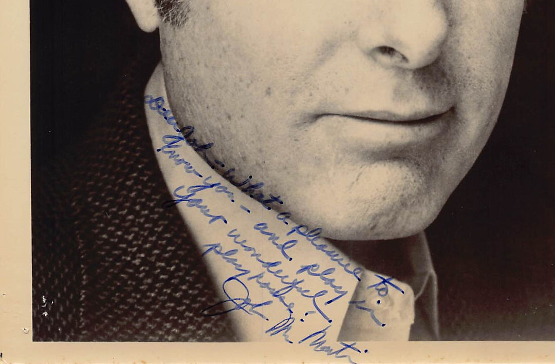 John McMartin Sweet Charity Broadway and Film Actor Autograph Signed Vintage 8x10 Photo