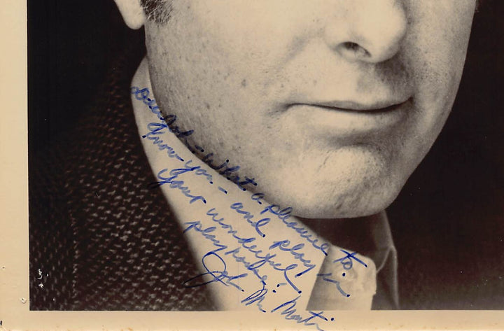 John McMartin Sweet Charity Broadway and Film Actor Autograph Signed Vintage 8x10 Photo