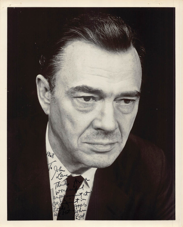 John Beal Les Miserables 1935 Film Actor Autograph Signed Vintage 8x10 Movie Photo 1968