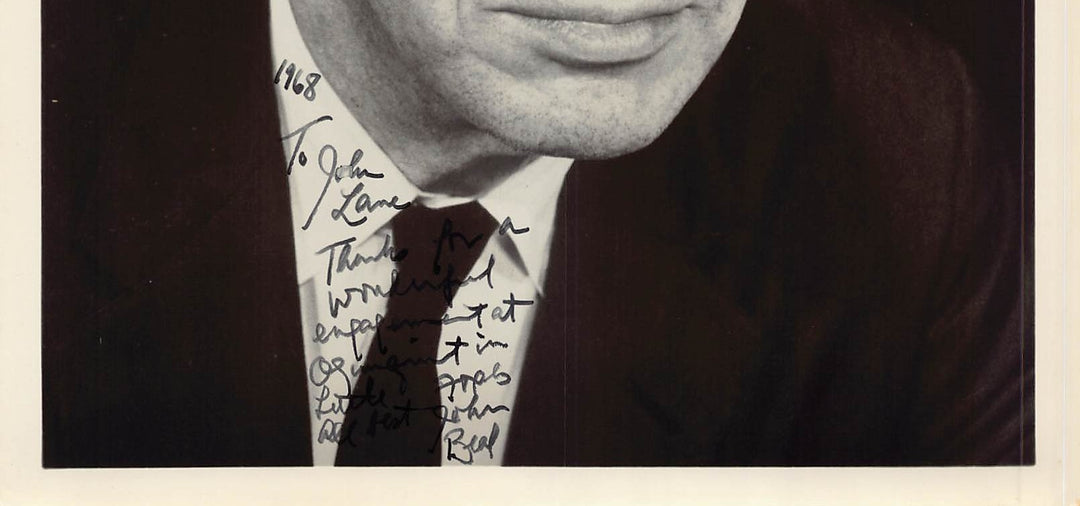 John Beal Les Miserables 1935 Film Actor Autograph Signed Vintage 8x10 Movie Photo 1968
