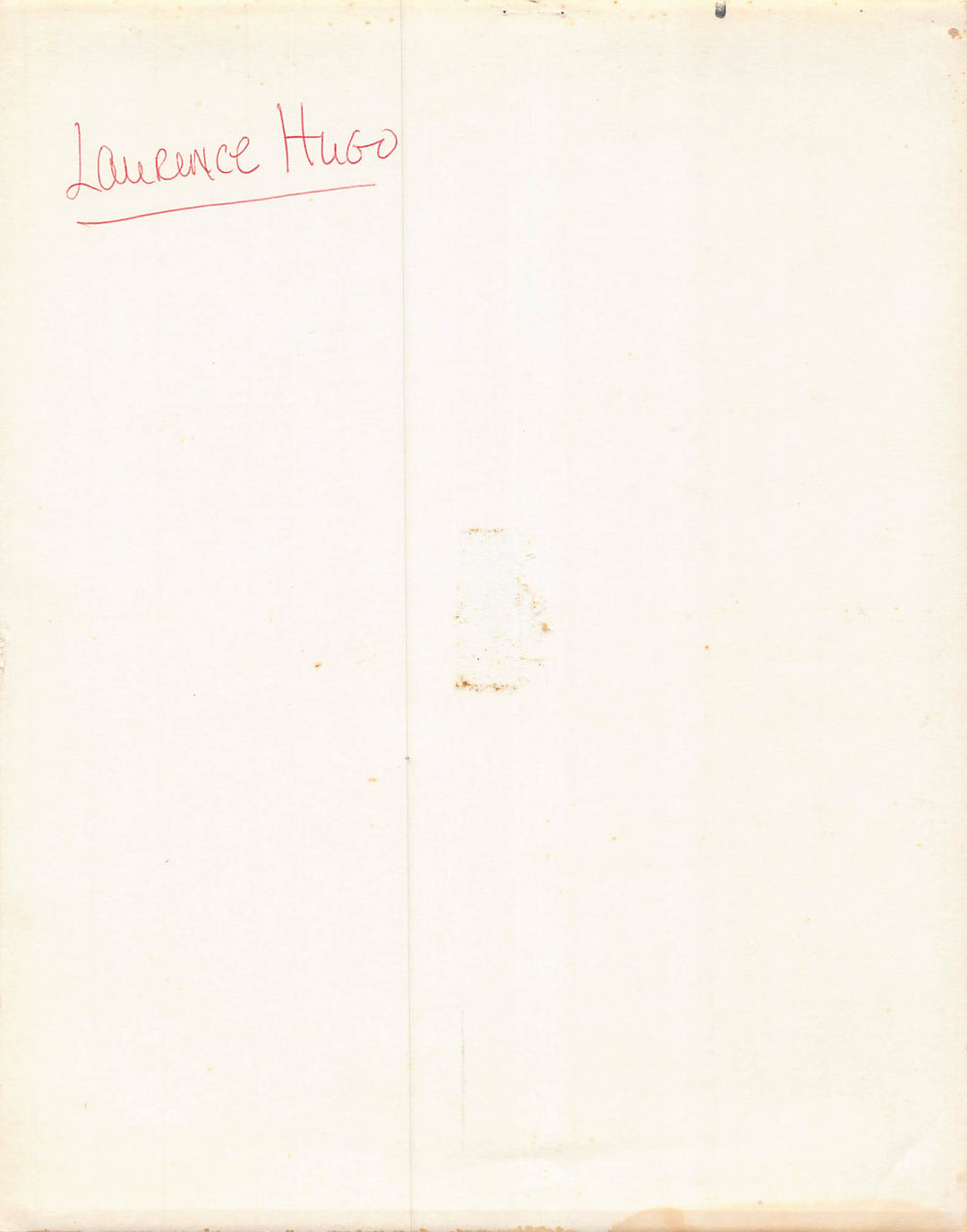 Laurence Hugo The Edge of Night Soap Opera TV Actor Autograph Signed Vintage 8x10 Photo