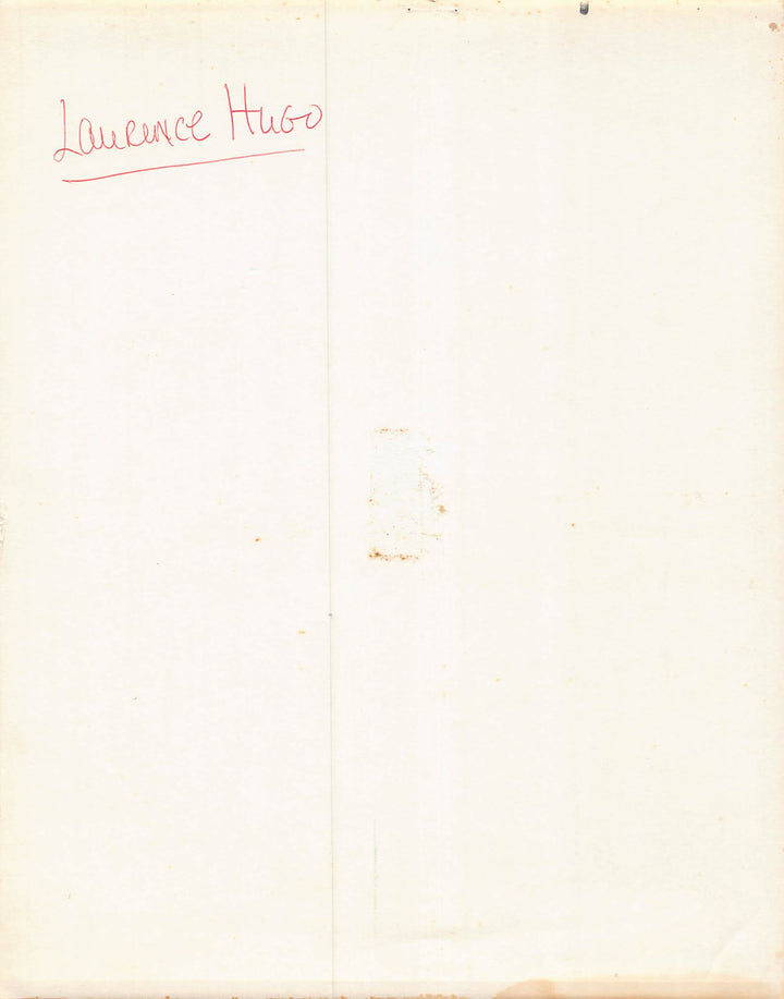 Laurence Hugo The Edge of Night Soap Opera TV Actor Autograph Signed Vintage 8x10 Photo