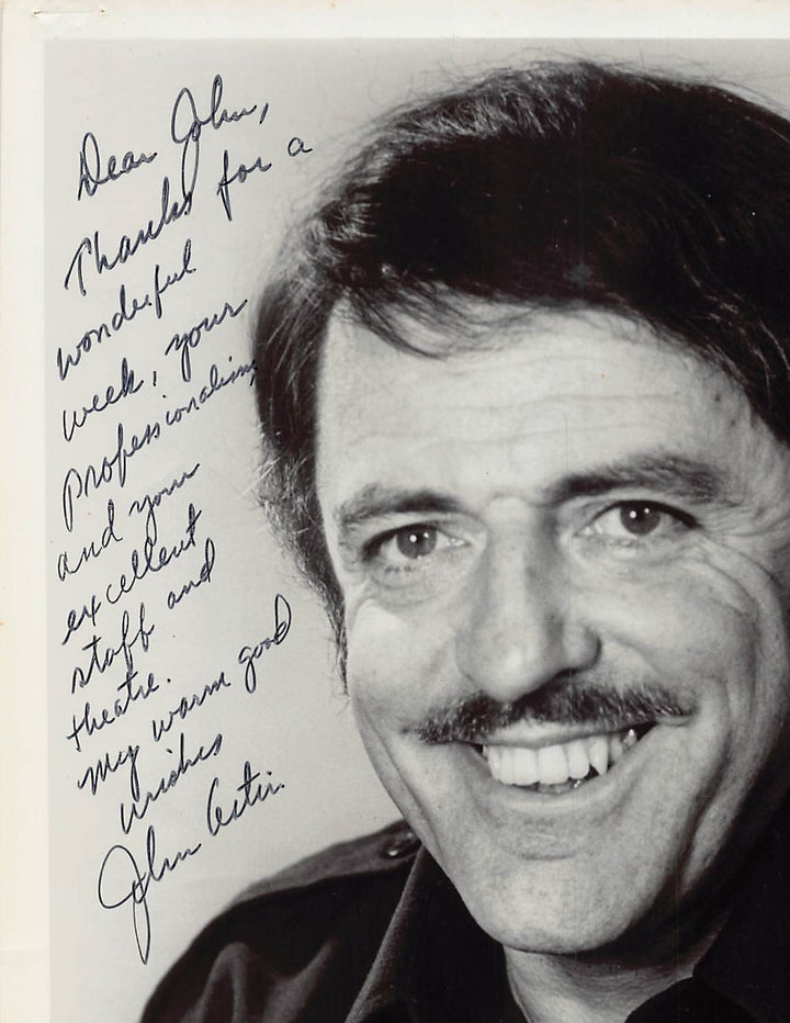 John Astin Addams Family Gomez TV Actor Autograph Signed Vintage 8x10 Photo